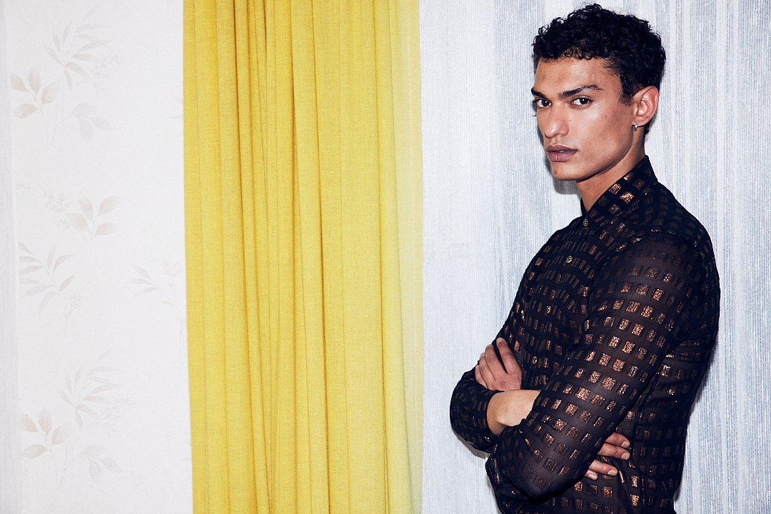 yellow curtain by Tim Thiel