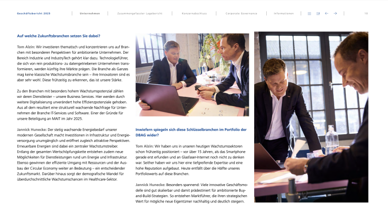 geschäftsbericht by Tim Thiel